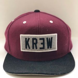 KREW Jeans Snapback hat!